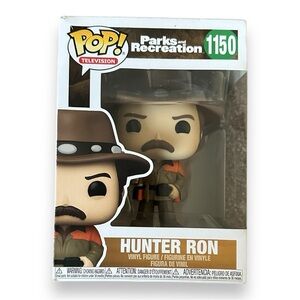 Funko POP! Television Parks and Recreation Hunter Ron #1150 Vinyl Figure NIB